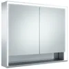 Image de Keuco - Meuble Miroir Royal Lumos 900 X 735 X 165 Mm Anodisé Argenté