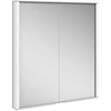 Image de KEUCO ROYAL MATCH armoire de toilette encastrable, 2 portes en miroir double cristal, 650mm, 12811171301