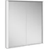 Image de Meuble Miroir Royal Match Encastrable Mural 650 X 700 X 149 Mm Teinté Argent-anodisé Keuco