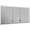 Image de KEUCO Royal Lumos Armoire de toilette encastrable 3 portes, porte longue, 1400mm, 14316172301