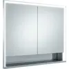Image de KEUCO Royal Lumos armoire de toilette encastrable 2 portes, porte courte, avec miroir chauffant, 900mm, 14313171304