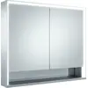 Image de KEUCO Royal Lumos armoire de toilette murale 2 portes, porte courte, avec miroir chauffant, 900mm, 14323171304