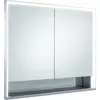 Image de KEUCO Royal Lumos armoire de toilette encastrable 2 portes, porte courte, avec miroir chauffant, 900mm, 14333171304