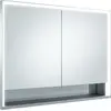 Image de KEUCO Royal Lumos armoire de toilette encastrable 2 portes, porte courte, avec miroir chauffant, 1000mm, 14334171304