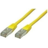 Image de Câble de raccordement shiverpeaks BASIC-S, cat. 6, S/FTP, jaune, 7,50 m