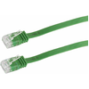 Image de Câble patch plat U/UTP cat. 6 slim vert 15m