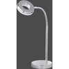 Image de Belle lampe de bureau LED avec bras flexible en chrome brillant Lampe de table pour le bureau