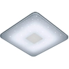 Image de 30 Watt LED Lampe de plafond Variateur Salon Étoile Lumière commutable carrée EEK A TRIO 628613001
