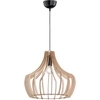 Image de TRIO Trio Wood -riippuvalaisin, E27, 44 cm, ruskea