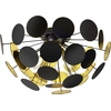 Image de Plafonnier - Jaune d'or - Noir - Plastique - Métal - Ø 54 cm