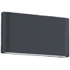 Image de Applique d'extérieur LED moderne THAMES II anthracite 5 W, blanc chaud 400 lm, aluminium, dimensions : 9 x 17,5 x 17,5 cm, IP54, Trio