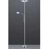 Image de LED Plafonnier ACKBAR argent, intensité lumineuse variable, touche ON-OFF - hauteur 182cm
