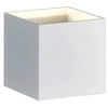 Image de Applique murale LED - blanc - métal - 10 x 10 cm