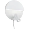 Image de Trio Mario Applique LED 2x6W  16cm blanc mat blanc chaud Veilleuse Haut-parleur BT