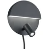 Image de Trio Leuchten - Applique design noire incl. LED - Marion I Salon I Chambre à coucher - Métal Autre - I LED (non interchangeable)
