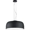 Image de Suspension Baron Baron Rond Grand Diamètre E27 52cm Couleur Noir Opaco 309800432