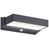 Image de Applique murale d'extérieur à LED avec détecteur de mouvement, lampe d'extérieur anthracite, largeur 23cm