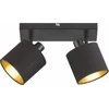 Image de Projecteur de plafond TOMMY 2 flammes noir R80332079