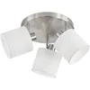 Image de Reality Leuchten - Plafonnier Design, Plafonnier Rond 3l Tommy Blanc En Metal, Trio