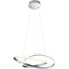 Image de Reality Leuchten - Suspension Moderne Course Nickel Led Dimmable 27w Ø60 Cm Trio Lighting