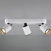 Image de HOFTRONIC - Plafonnier LED 3 spots inclinable GU10 blanc mat IP20