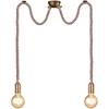 Image de Lampe suspendue ROPE or Trio 310100204