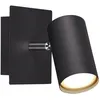 Image de Trio Leuchten 802400132 Marley Spot Mural En Métal Noir Mat 1 X Gu10