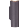 Image de Marley lampe murale avec lumière en haut et en bas lampe d'intérieur cool en métal noir mat