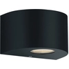 Image de Applique d'extérieur LED ROSARIO noire 2 W, blanc chaud, 200 lm, plastique, dim. : 9 x 15 x 15 cm, IP44, RL