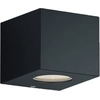 Image de Applique d'extérieur LED CORDOBA noire 2 W, blanc chaud, 200 lm, plastique, dim. : 9 x 10 x 10 cm, IP44, RL