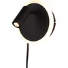 Image de Trio - Applique Murale Led 5w 3000k Noir Mat Metal Avec Interrupteur Jordan 50216054 50216054 50216054 50216054 50216054 50216054
