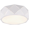 Image de Trio Leuchten - Plafonnier design I Plafonnier I Lampe I Lampe blanc 40 cm - KrisI 3-flamme I Salon I Chambre à coucher - Acier Rond - LED approprié E27