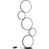 Image de Trio - Lampadaire Led 36w, 4700lm, 3000k, H115 Cm, Variateur, Ip20, Noir Mat Rondo