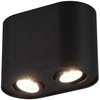 Image de Plafonnier spot COOKIE noir Trio 612900232