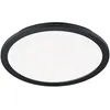 Image de Plafonnier Led Salle De Bain Camillus Noir 40cm-ip44