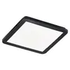 Image de Petit plafonnier LED CAMILLUS lampe de salle de bain plate 30x30cm noir IP44