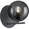 Image de Applique PURE anthracite et fumé 1xE14x28W verre dim. : 20,6x18x18 cm IP20 Trio