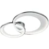 Image de Trio Lighting - Plafonnier Led Variateur Blanc Et Chrome 36w 4300lm 3000k - Trio - Granada 37578409 37578409 37578409 37578409 37578409 37578409