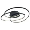 Image de Grand plafonnier annulaire LED Ringlicht pour le salon au-dessus de la table basse ovale