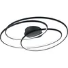 Image de Plafonnier Led Moderne Gale Noir Trio 80cm 3000k Métal