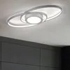 Image de Reality Leuchten - Plafonnier Galaxy Double Spirale Titane Led 27w Eclairage Trio Dimmable