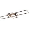Image de IRVINE anthracite anthracite Trio de plafonniers LED modernes à encastrer 620010442