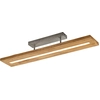 Image de Trio Brad LED plafonnier 27W dimmable couleur bois blanc chaud veilleuse