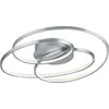 Image de Plafonnier moderne à LED intégrées GALE argent Trio 673916007