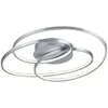 Image de Plafonnier Led Intégré 38,5w, 5000 Lm, 3000k, Nickel Mat - Trio - Gale