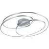 Image de Plafonnier moderne à LED intégrées GALE argent Trio 673918007