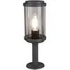 Image de Trio - Potelet Extérieur (tête De Pilier) Anthracite Culot E27 Tanaro