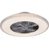 Image de Ventilateur de plafond avec éclairage LED HARSTAD R62412106 argent Pilot RL