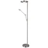 Image de Lampe sur pied LED BARRIE argent Trio 424210307