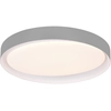 Image de Plafonnier à LED - gris-blanc - plastique - Ø 48,5 cm - intensité lumineuse variable